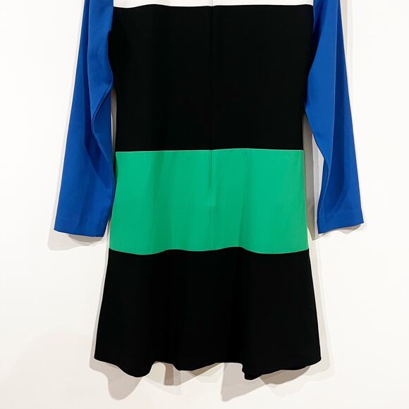 MICHAEL Michael Kors Long Sleeve Colorblock Sheath Dress - Picture 11 of 11